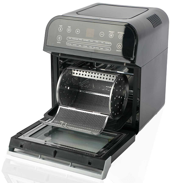 Four Friteuse A Air Chaud 12L Kitchen Lab : Cuisson sans huile ni graisse Air Fryer Hot Air Four