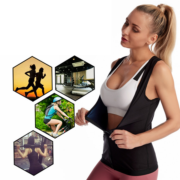 Gilet Minceur Effet Sauna Gilet de Sudation Sweat Shaper Pour Femme Gilet Minceur Effet Sauna Gilet de Sudation Sweat Shaper Pour Femme