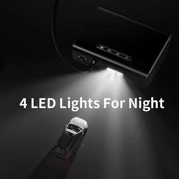 Gonfleur De Pneus , Compresseur d’Air Portable Intelligent Avec Lumières LED Gonfleur De Pneus , Compresseur d'Air Portable Intelligent Avec Lumières LED