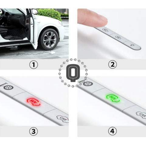 Gonfleur De Pneus , Compresseur d’Air Portable Intelligent Avec Lumières LED Gonfleur De Pneus , Compresseur d'Air Portable Intelligent Avec Lumières LED