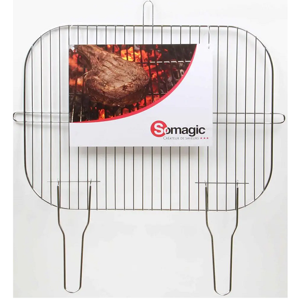 Grille à Grillades barbecue,BBQ Simple 52.5 x 39cm SOMAGIC Grille à Grillades barbecue,BBQ Simple 52.5 x 39cm SOMAGIC