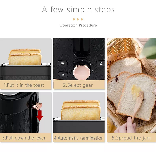 Grille Pain Toaster 2 Fentes SOKANY Grille Pain Toaster 2 Fentes SOKANY