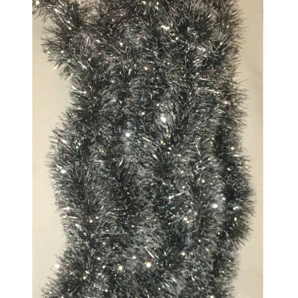 Guirlande Épaisse Argenté/Vert 2 m Guirlande Épaisse Argenté/Vert 2 m