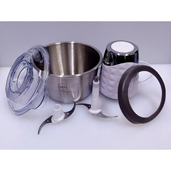 Hachoir électrique 1-2-3 En Inox Hachoir électrique 1-2-3 En Inox