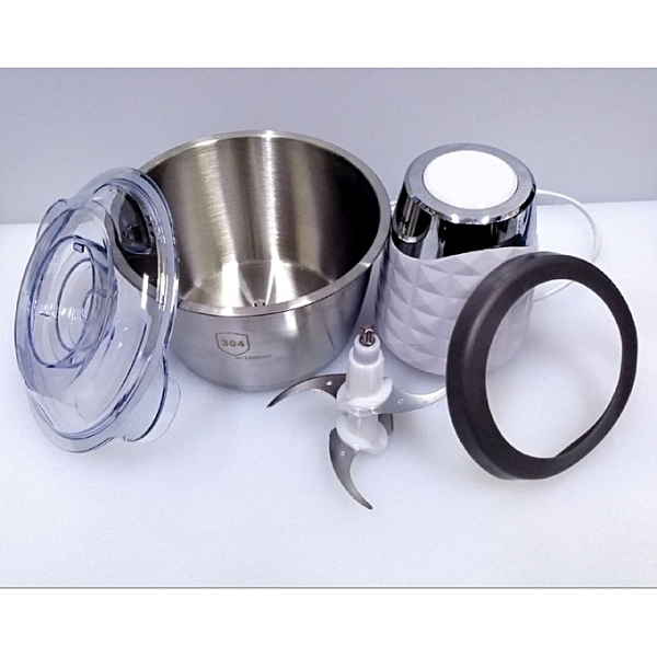 Hachoir électrique 1-2-3 En Inox Hachoir électrique 1-2-3 En Inox