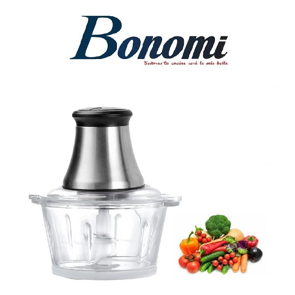 Hachoir Electrique Bol en verre Multifonction pour Viande, Légumes et fruits