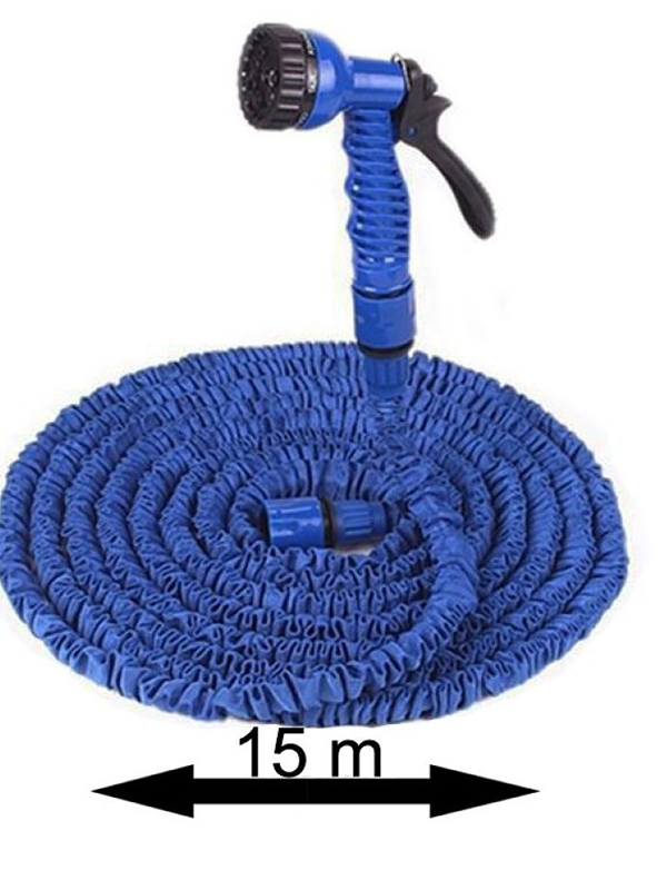 Tuyau Magique Extensible Vu à la télé 15M – Bleu Tuyau Magique Extensible Vu à la télé 15M - Bleu