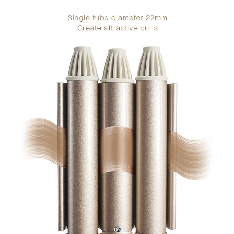 Fer à Boucler en Céramique à Tête Triple Fer à Boucler en Céramique à Tête Triple