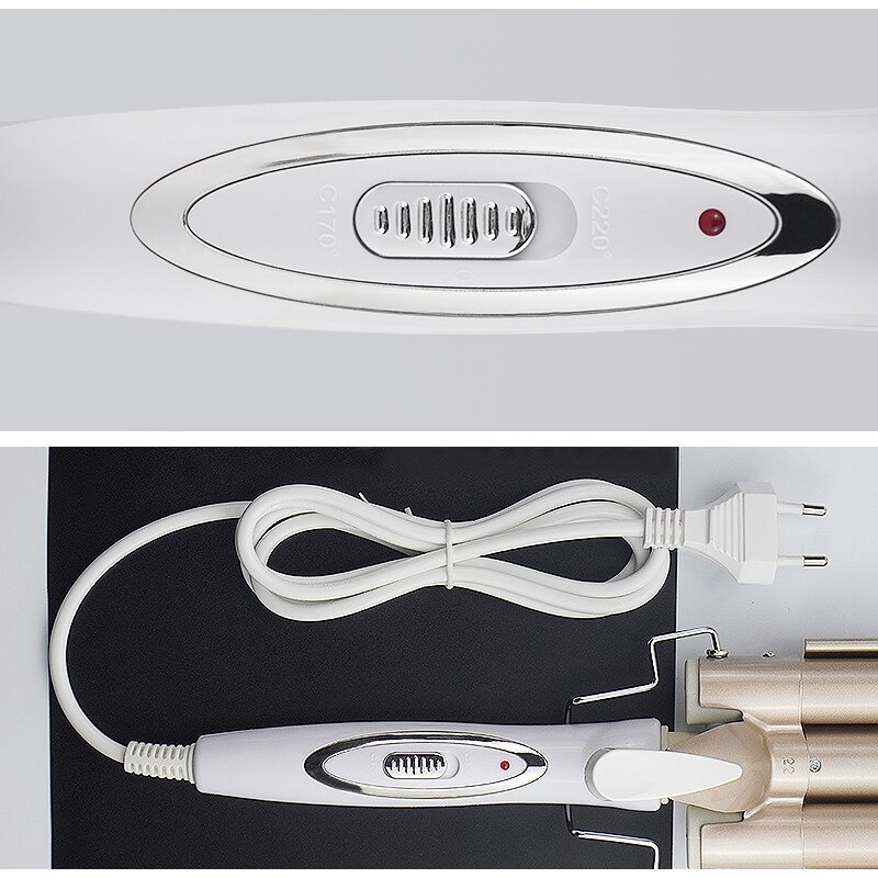 Fer à Boucler en Céramique à Tête Triple Fer à Boucler en Céramique à Tête Triple