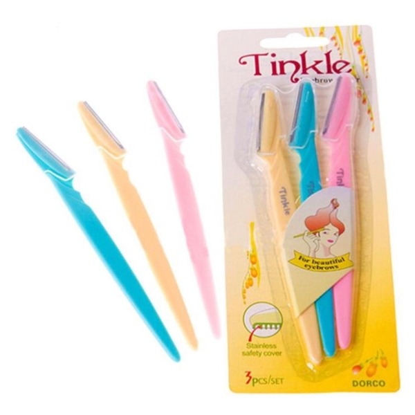 Kit De Rasoirs Pour Sourcils Et Visage 3 Pièces Kit De Rasoirs Pour Sourcils Et Visage 3 Pièces x2