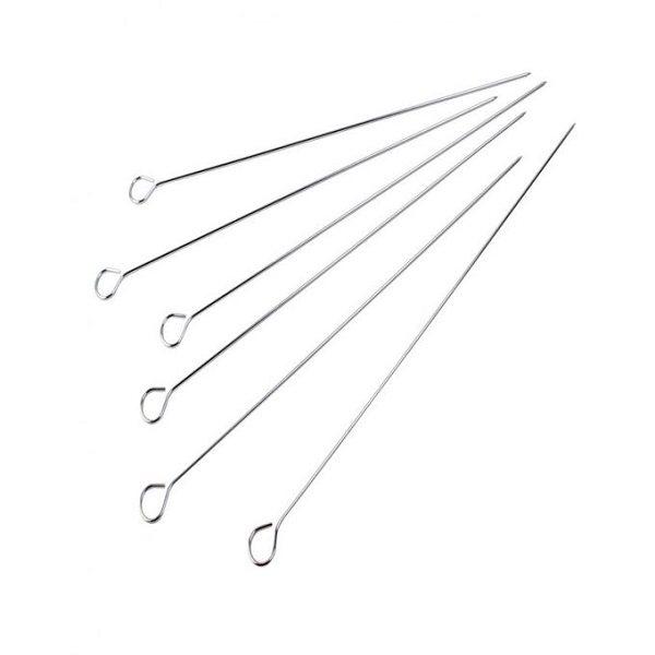 Lot De 6 brochettes En Inox 40cm Somagic