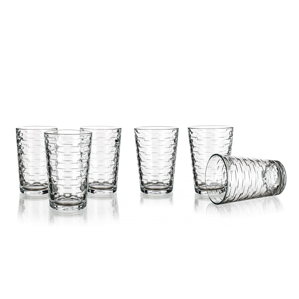 Pasabahce Habitat Lot de 6 verres modernes pour thé, jus et eau