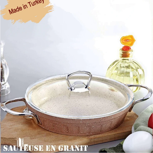 Marmite Sauteuse En Granit 20cm & 22cm