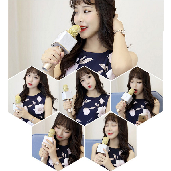 Microphone Karaoké Q7 Bluetooth Sans Fil Microphone Karaoké Q7 Bluetooth Sans Fil