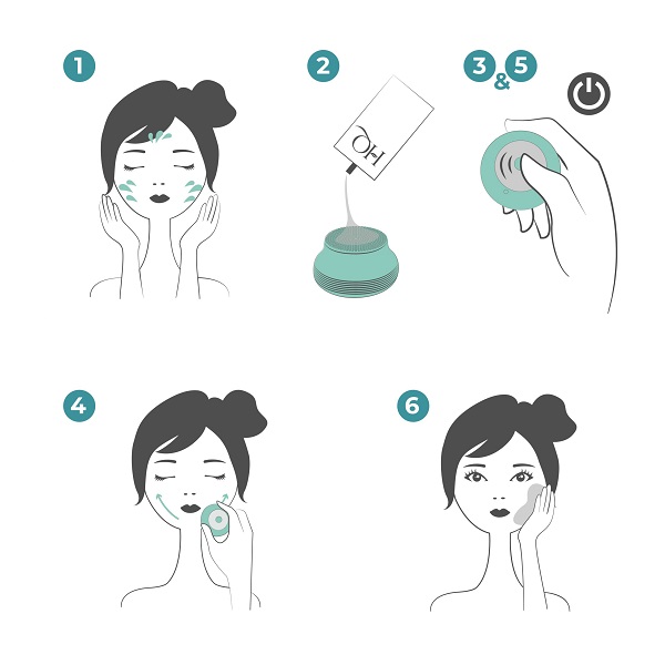 Mini Brosse Vibrante Visage – ON THE GO HQ Mini Brosse Vibrante Visage – ON THE GO HQ