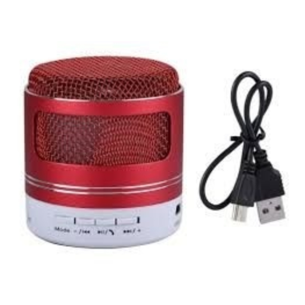 Mini Haut Parleur Sans fil Bluetooth Rouge