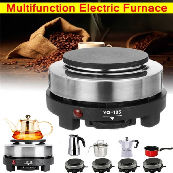 Mini Réchaud Électrique 500 W - Ø 10 cm  (idéal pour la maison,‎ le bureau et les voyages )