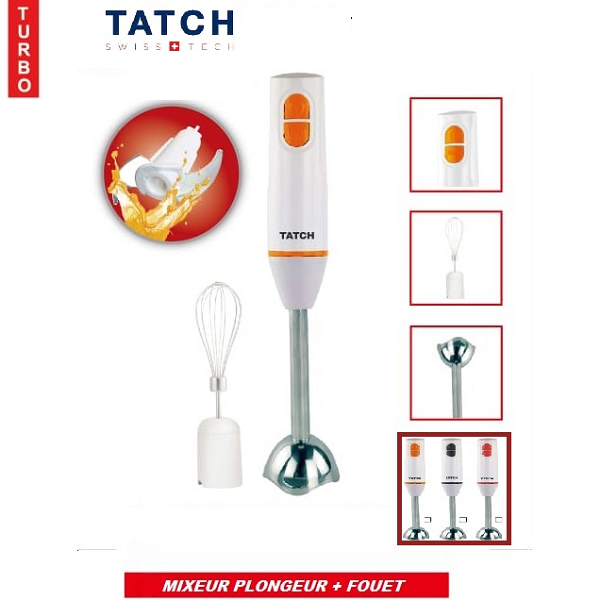 Mixeur Plongeant + Fouet 2en1