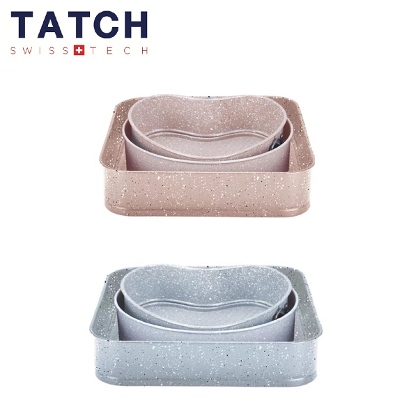 Set De 3 Moules à Cake En Granit