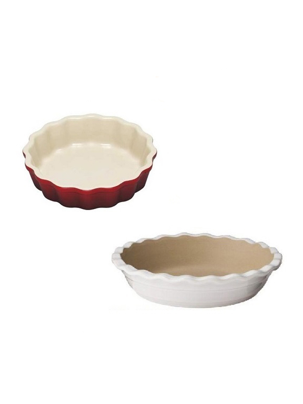 Moule à Tarte Rouge ou Beige Moule à Tarte Rouge ou Beige