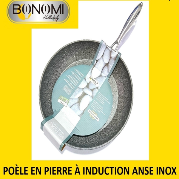 Poêle En Pierre Avec Anse Inox 20 CM