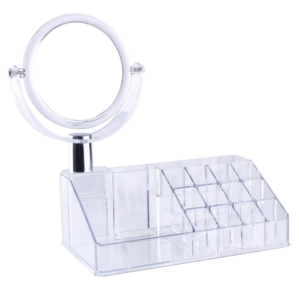 Organisateur à Maquillage Avec Miroir Organisateur à Maquillage Avec Miroir