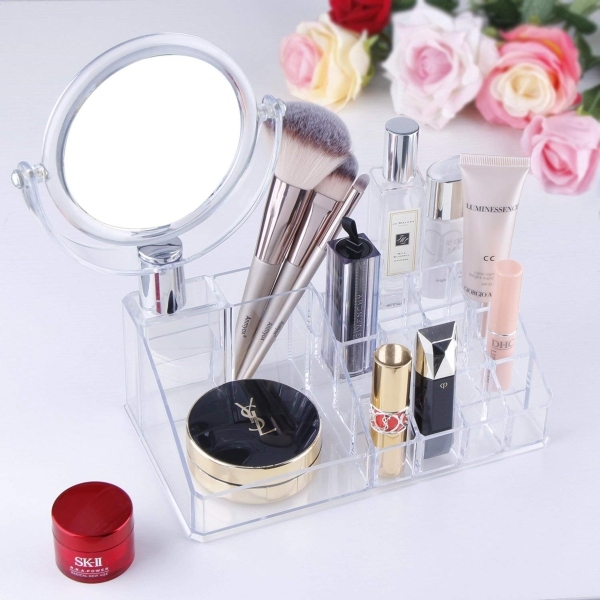 alt Organisateur à Maquillage Avec Miroir