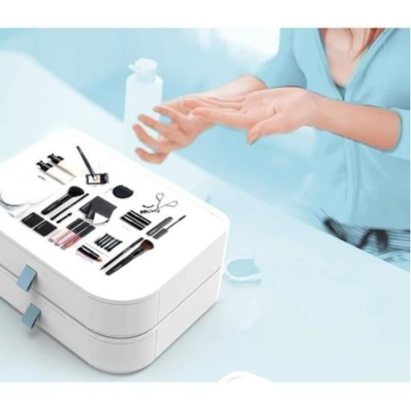 Organisateur De Maquillage Et De Bijoux Avec Miroir Organisateur De Maquillage Et De Bijoux Avec Miroir