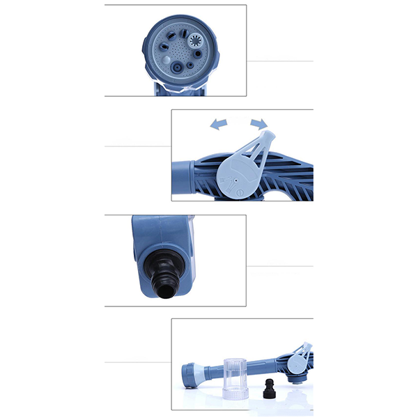 Pistolet distributeur d’eau et savon à 8 fonctions – btw Pistolet distributeur d'eau et savon à 8 fonctions - btw