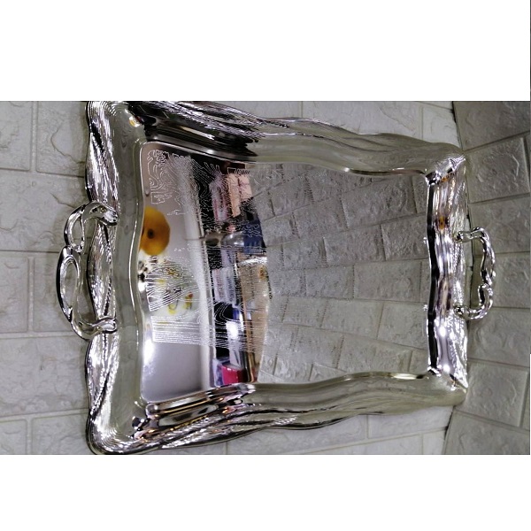 Plateau Rectangulaire Argenté