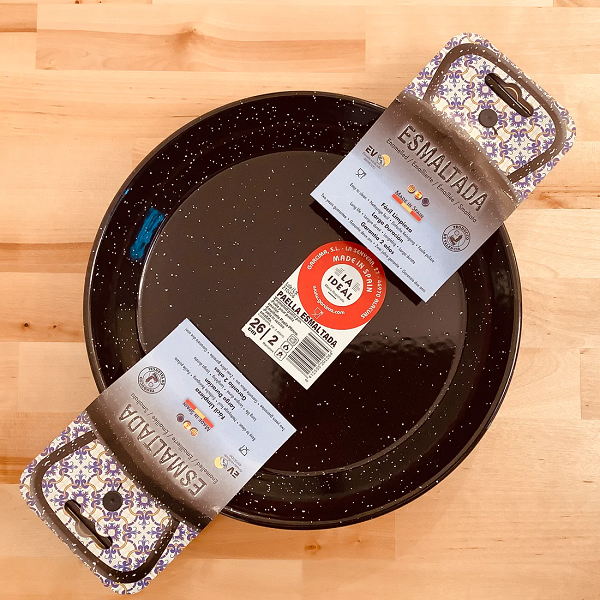 Poêle À Paella En Acier Émaillé Esmaltada