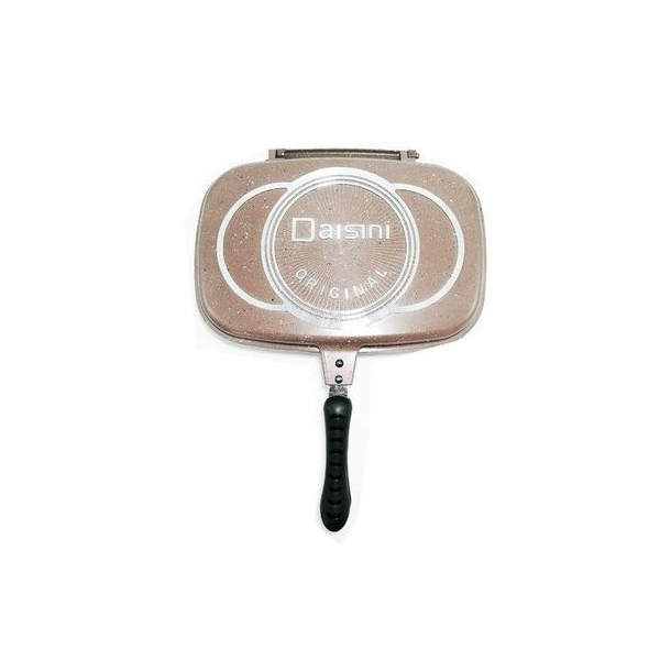 Poêle Double Face Anti Adhésive Rectangulaire 40 cm DESSINI Poêle Double Face Anti Adhésive Rectangulaire 40 cm DESSINI