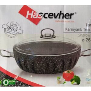 Poêle Avec Couvercle En Granit 26 cm