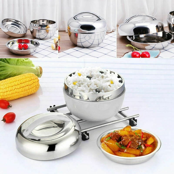 Porte Manger En Inox , Lunch Box Scolaire 1L ,1.5L , 2L Porte Manger En Inox , Lunch Box Scolaire 1L ,1.5L , 2L