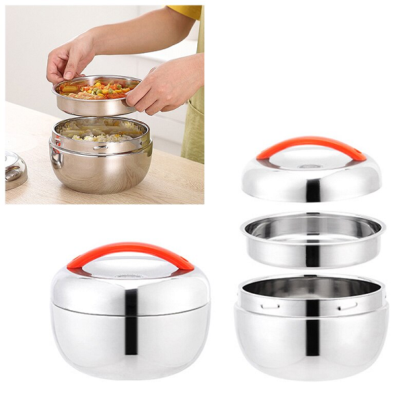 Porte Manger En Inox , Lunch Box Scolaire 1L ,1.5L , 2L Porte Manger En Inox , Lunch Box Scolaire 1L ,1.5L , 2L