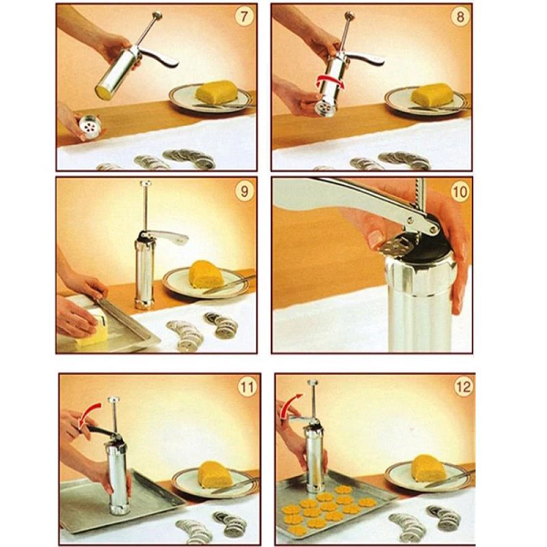 Presse Gâteaux 24 Pièces , Appareil Magique pour Faire des Petits Biscuits Presse Gâteaux 24 Pièces , Appareil Magique pour Faire des Petits Biscuits