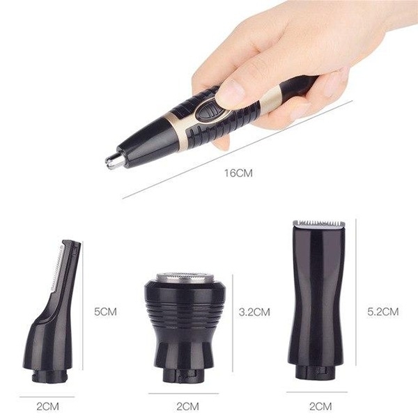 Rasoir Electrique Rechargeable 4 En 1 Noir Rasoir Electrique Rechargeable 4 En 1 Noir