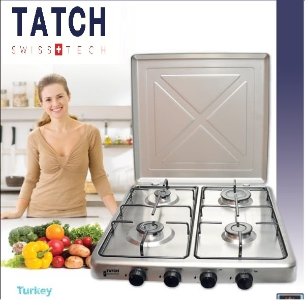 Réchaud A Gaz 4 Feux Inox