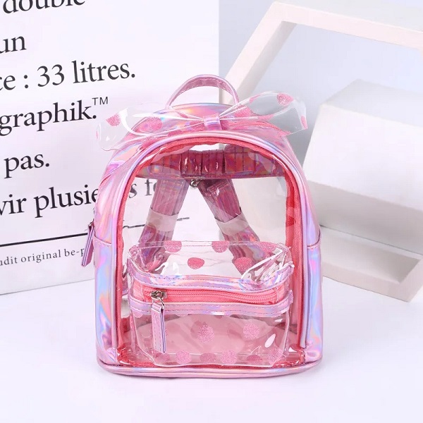 Sac à Dos Mignon à pois Transparent Pour Fille