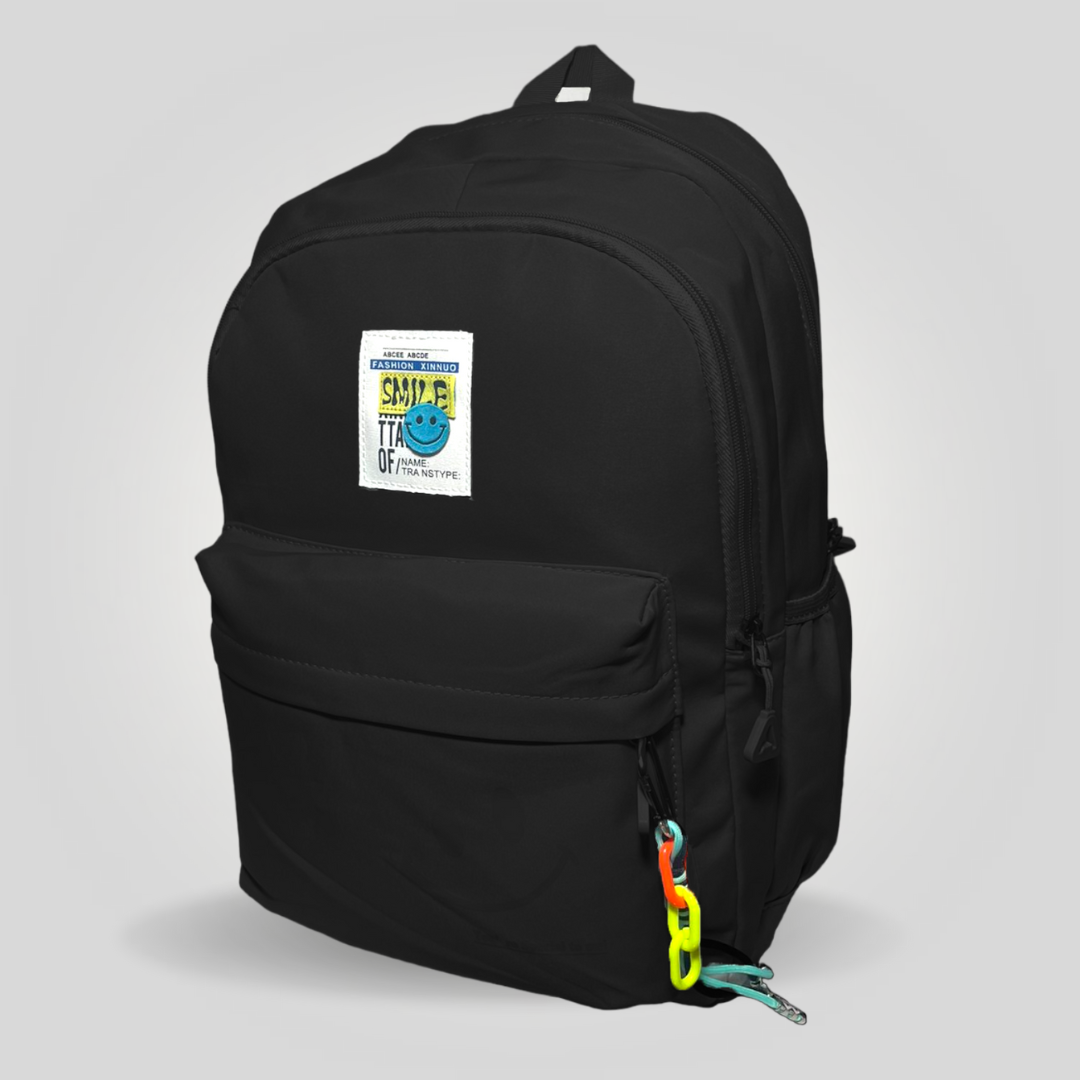 Sac à dos pliable Cortina de couleur noire pour garçons et filles