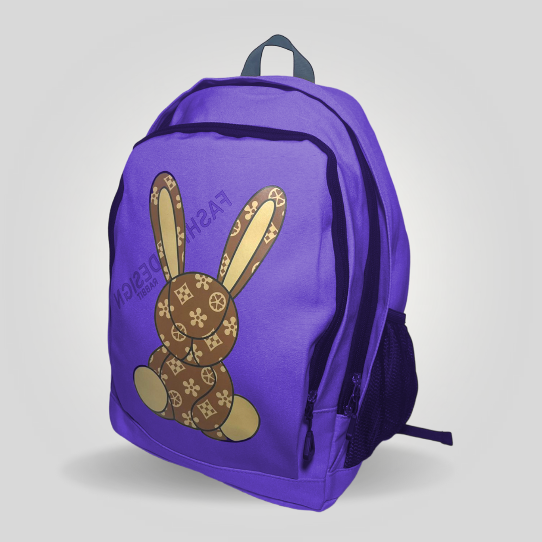 Sac à dos violet Sac d'école primaire/collège pour filles et garçons