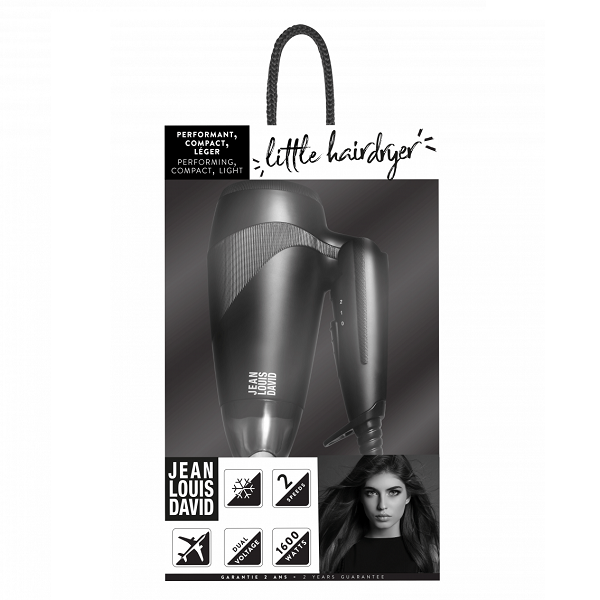 Sèche cheveux manche pliable – Little HairDryer – JEAN LOUIS DAVID Sèche cheveux manche pliable – Little HairDryer - JEAN LOUIS DAVID