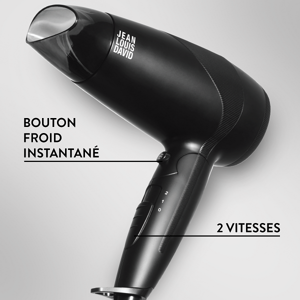 Sèche cheveux manche pliable – Little HairDryer – JEAN LOUIS DAVID Sèche cheveux manche pliable – Little HairDryer - JEAN LOUIS DAVID