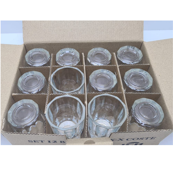 Lot De 12 Verres A Thé Transparents
