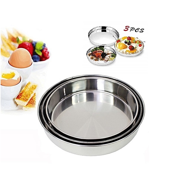 Set De 3 Plats A Four Pastilla , Moule à tarte En Inox