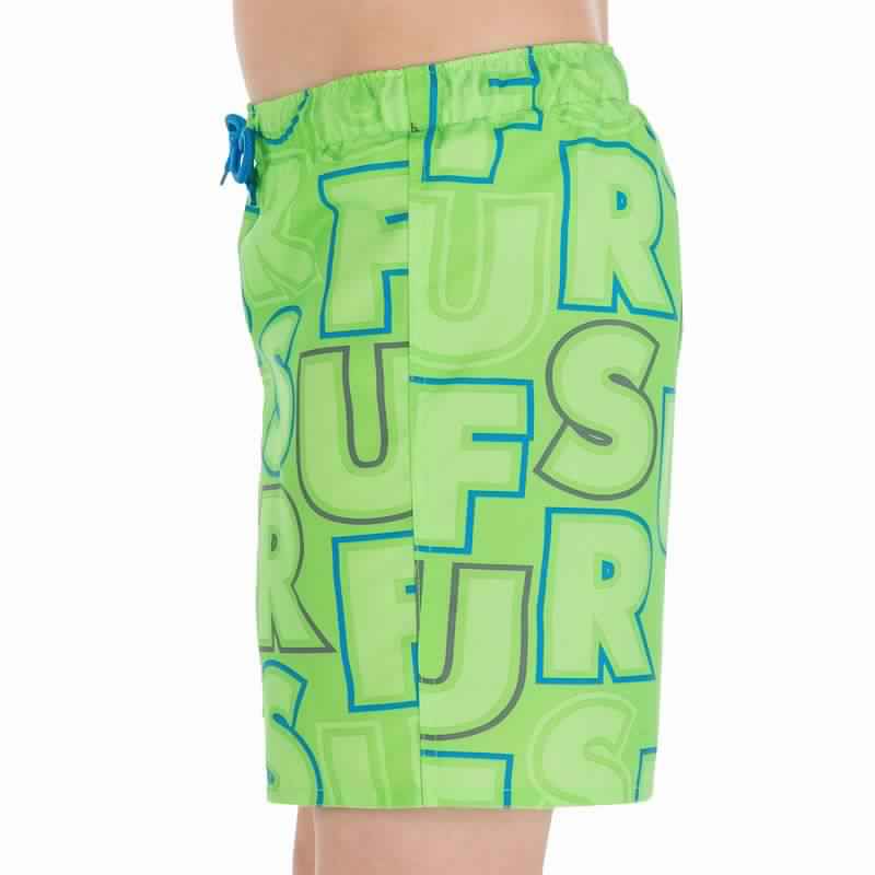 SHORT DE BAIN COURT GARÇON JOKO LETTERS VERT TRIBORD
