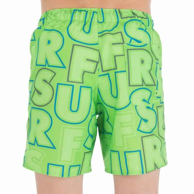 SHORT DE BAIN COURT GARÇON JOKO LETTERS VERT TRIBORD