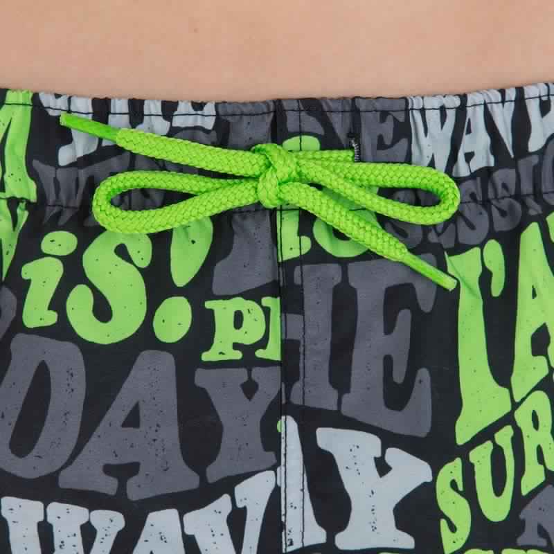 Short de Bain Long Garcon Joko Word Vert tribord