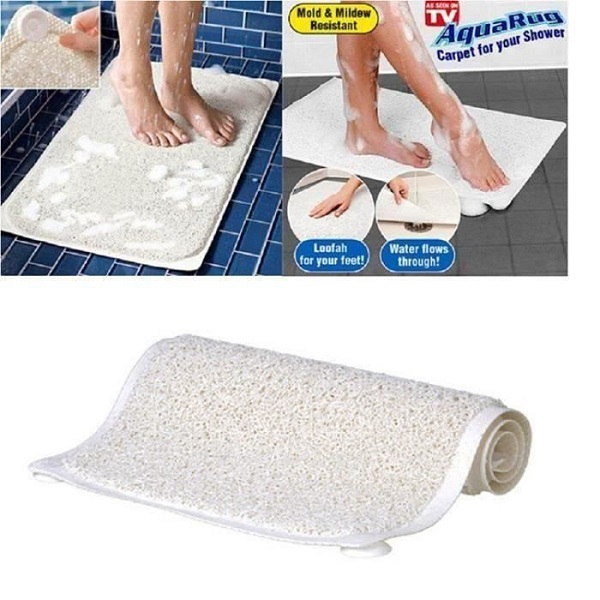 Tapis de Bain Absorbant Antidérapant avec Ventouse
