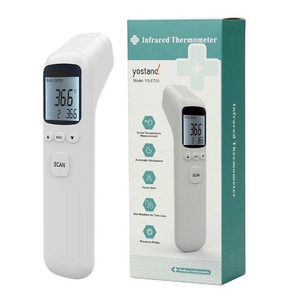 Thermomètre Frontal Infrarouge Sans Contact YOSTAND - btw